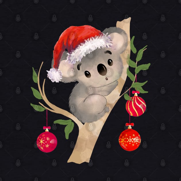 Koala christmas, merry Christmas, australian Christmas lovers by Collagedream